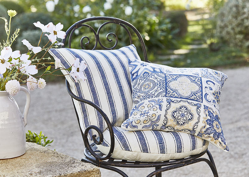 LOBERON - Lot de 2 housses de coussins Bourrignon