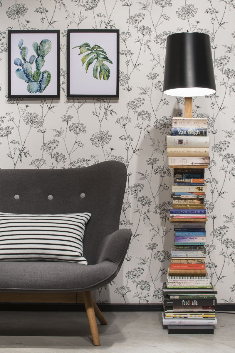 Lampadaire bibliothèque en bois, Cambridge au design anglo-saxon par It’s About Romi