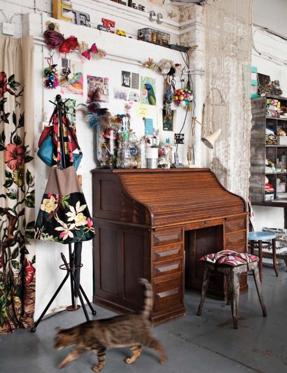 Le loft d'Emily Chalmers à Londres "bohème vintage"