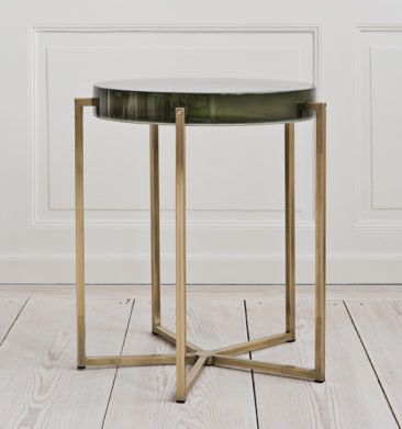 Bottle Green Side Table, design McCollin Bryan