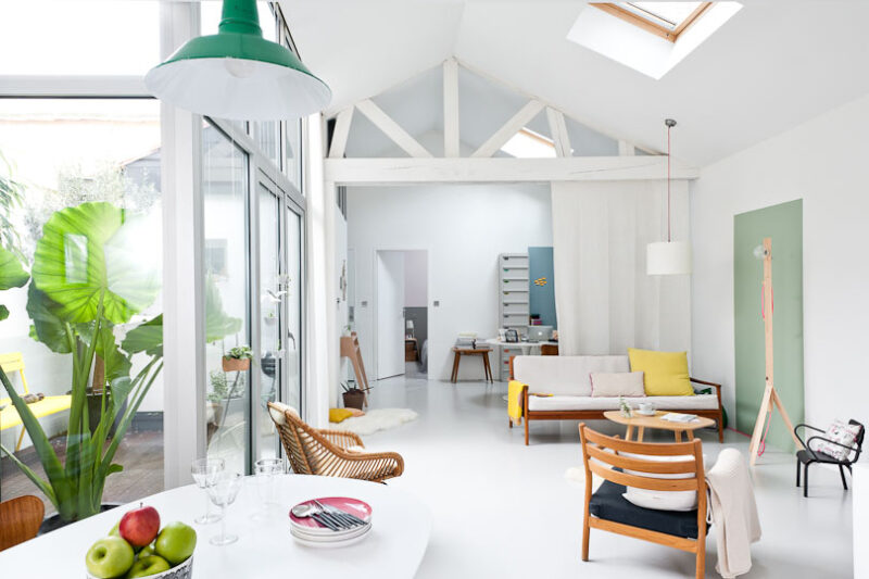 Le loft lumineux de Caroline Gomez