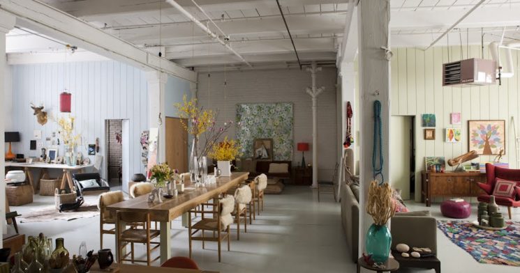 Le loft new-yorkais de Martin Bourne et Leilin Lopez "vintage romanticisim"