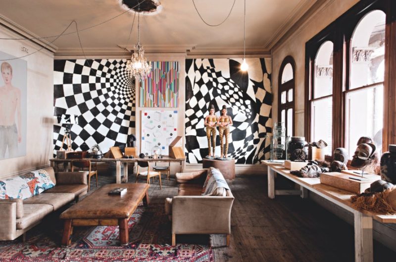 La maison atelier bohème de l'artiste David Bromley à Melbourne