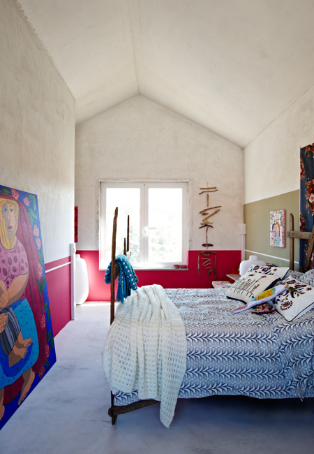 Maison au Portugal aux murs en béton