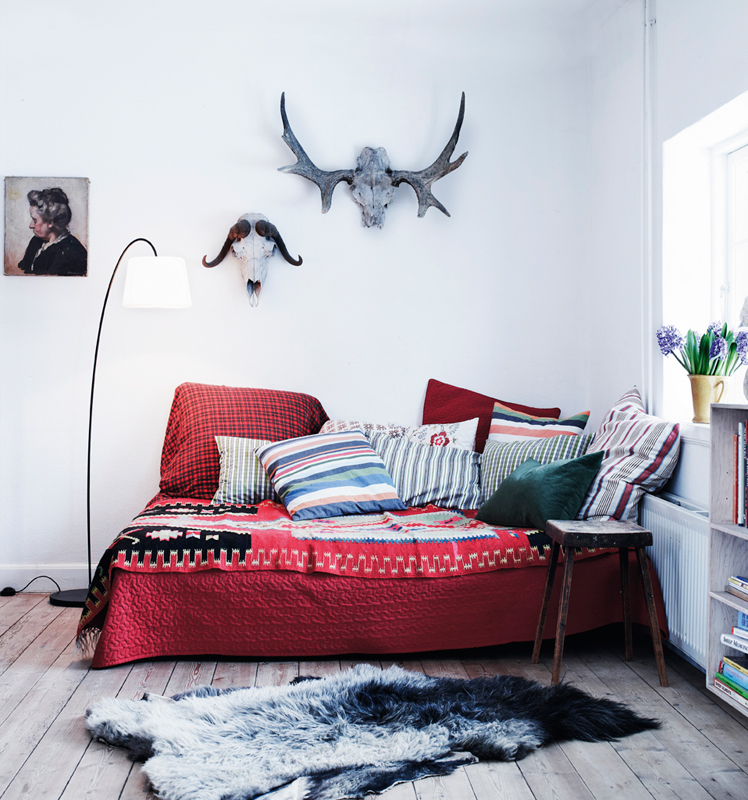 Une déco scandinave un brin boho "western"