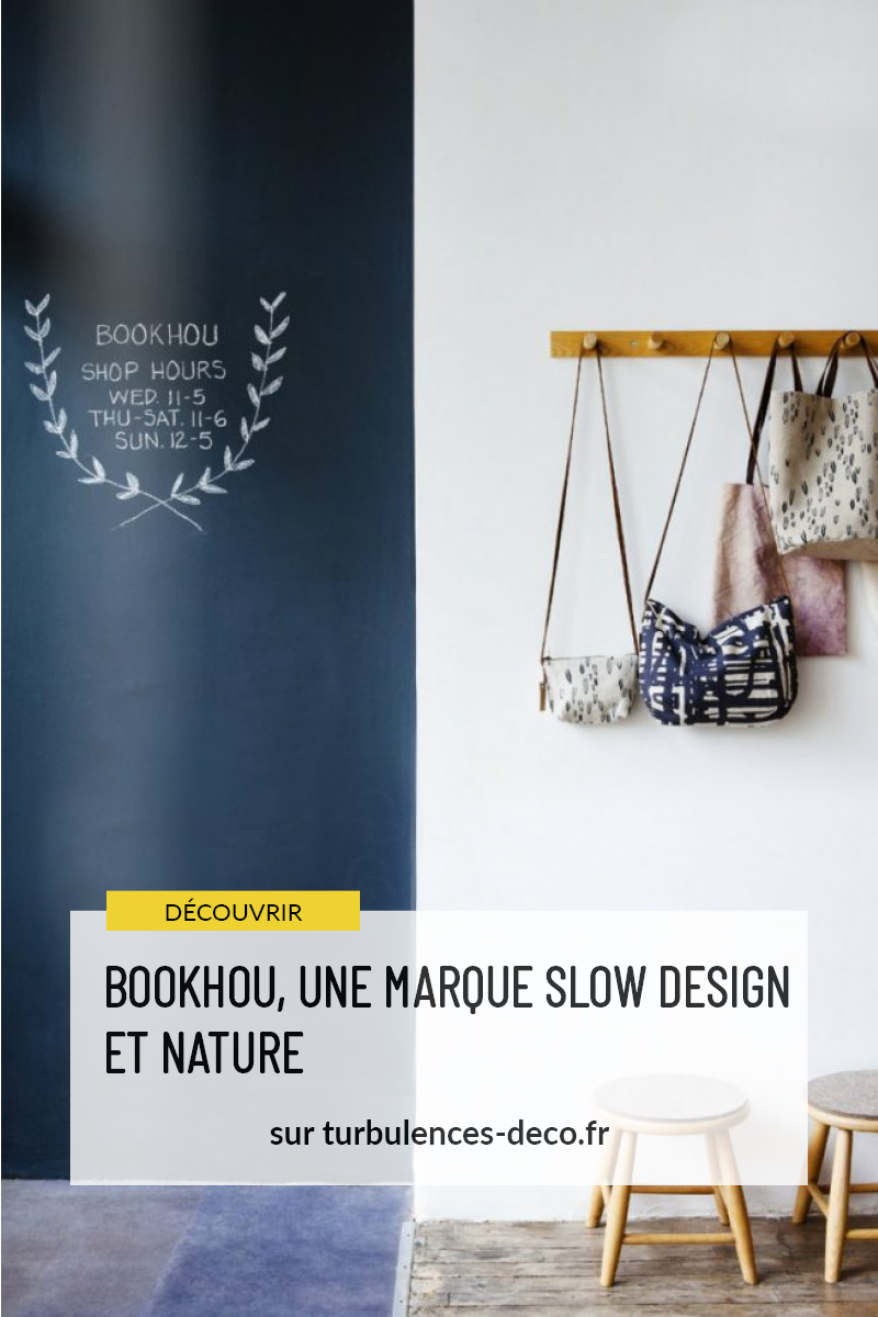 Bookhou, une marque slow design et nature à découvrir sur Turbulences Déco