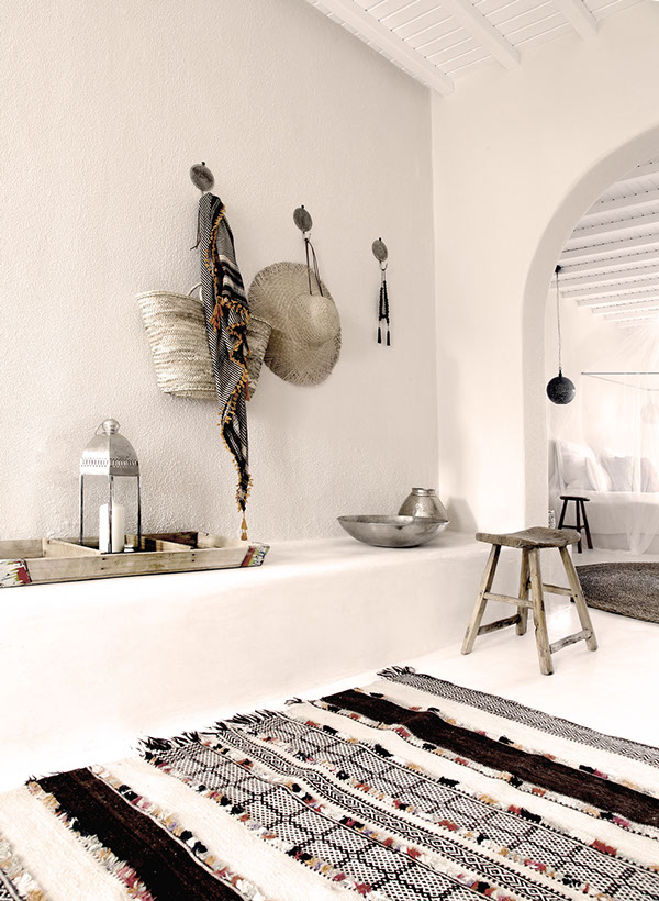 Décor des îles grecques : Hôtel San Giorgio à Mykonos