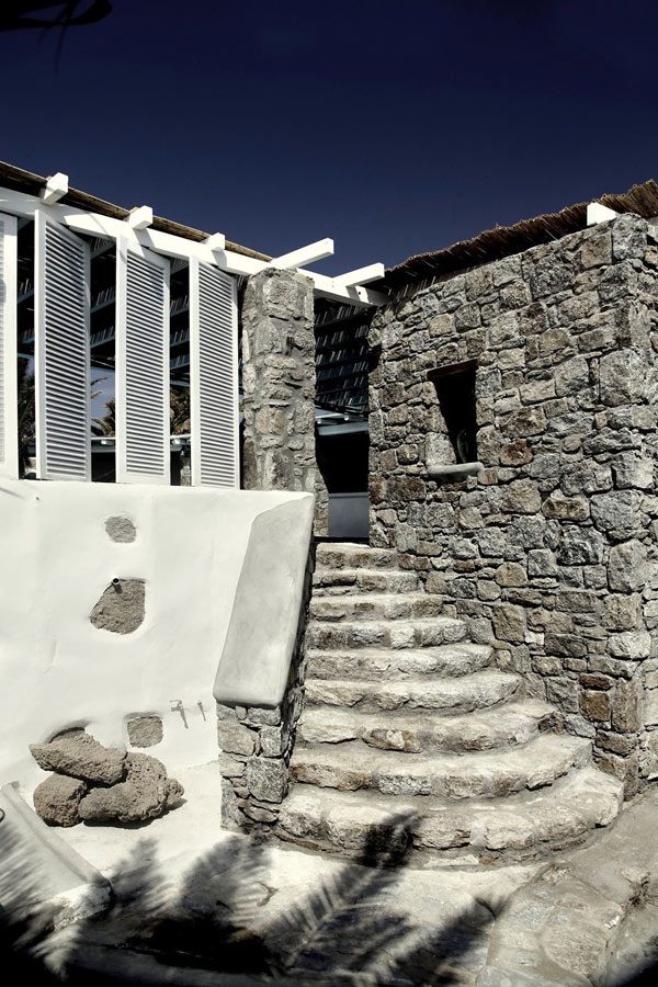 Décor des îles grecques : Hôtel San Giorgio à Mykonos