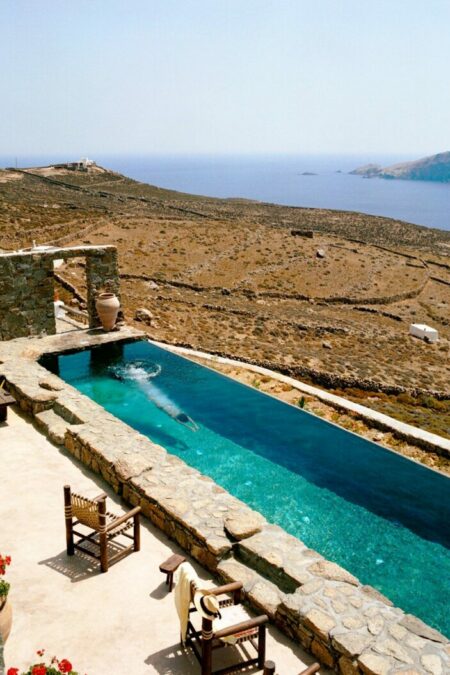 Décor des îles grecques : Villa Drakothea à Mykonos