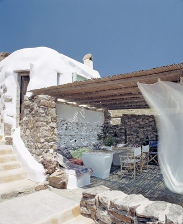 Décor des îles grecques : Villa Drakothea à Mykonos