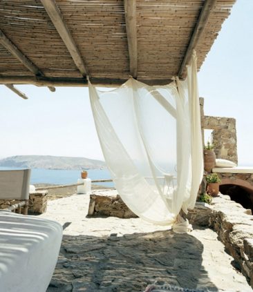 Décor des îles grecques : Villa Drakothea à Mykonos