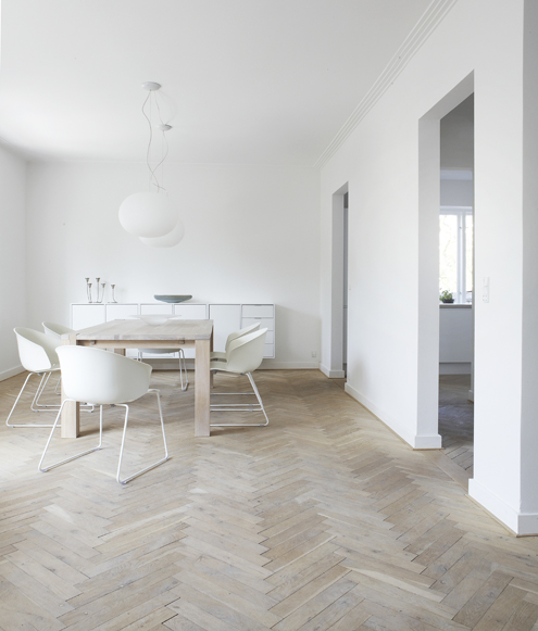 Le choix du blanc en décoration d'intérieur // Ordrup house par Norm Architects