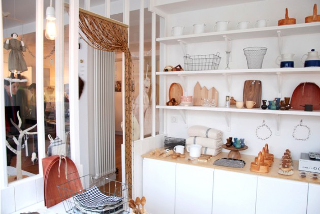L'intérieur de Sandrine Pigeon, créatrice de la boutique Neëst : le goût de la simplicité