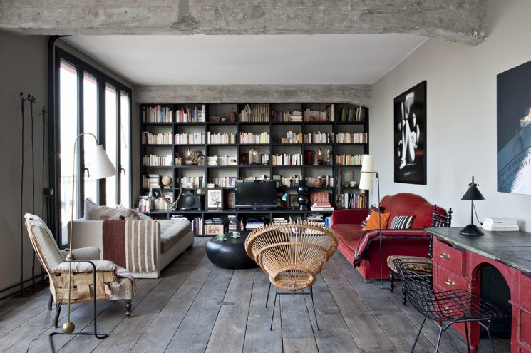 Un loft bohème à Paris par Antonio Virga architecte - Appartement Charlot