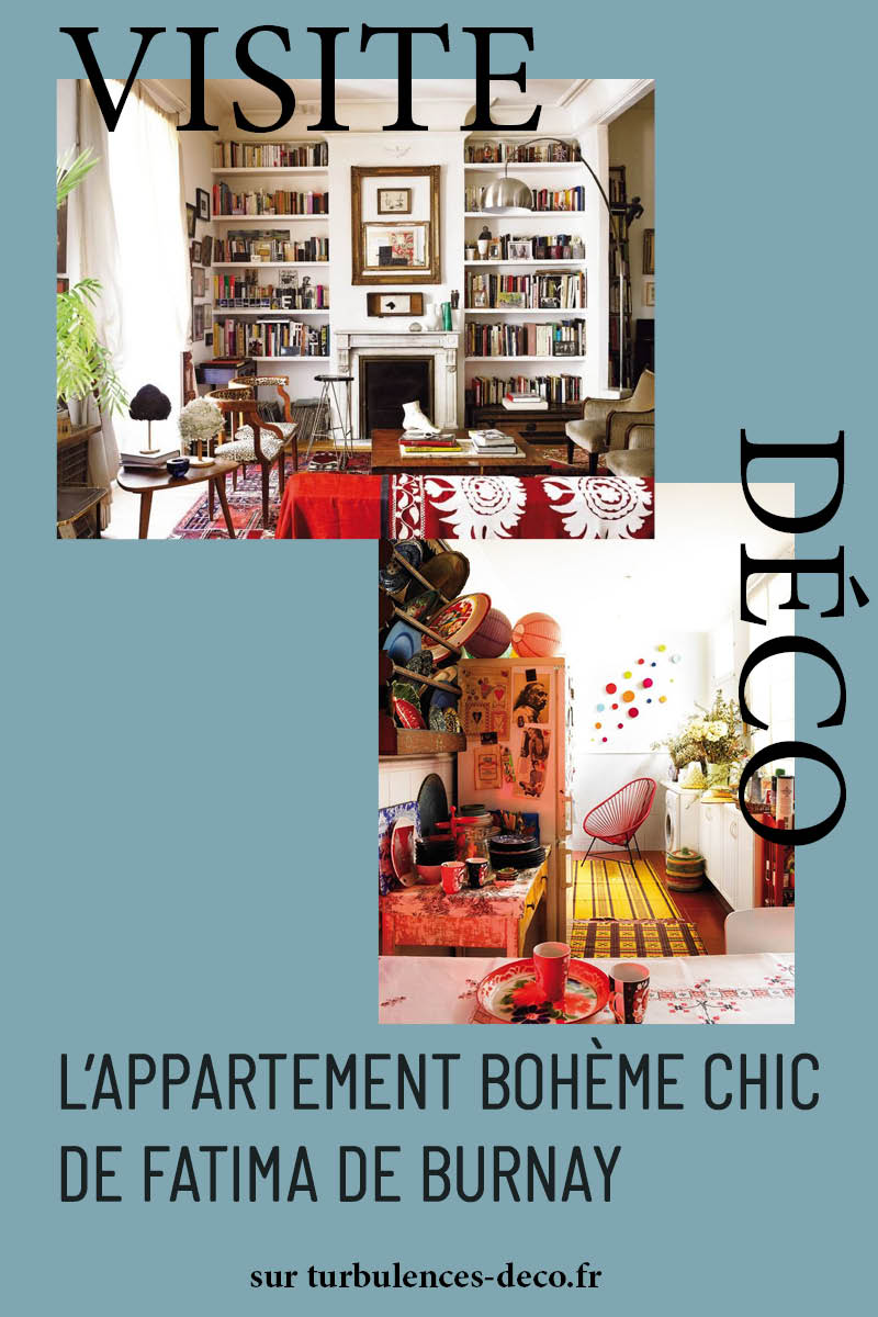 L'appartement bohème chic de Fatima de Burnay à retrouver sur Turbulences Déco