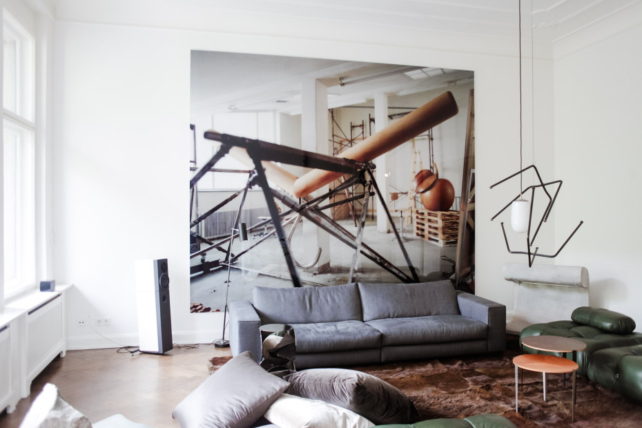 L'appartement comme une galerie d'art contemporain de Karena Schuessler à Berlin