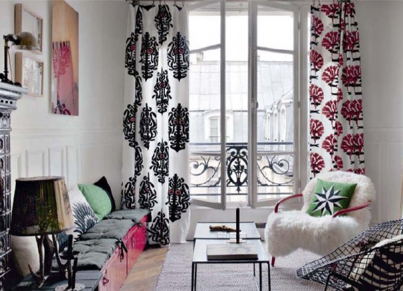 L'appartement parisien de Gabrielle Soyer, designer textile