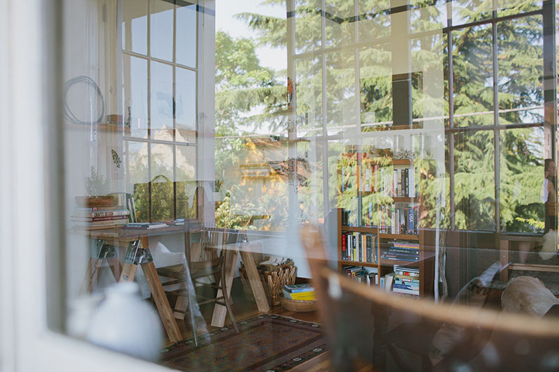 L'intérieur hippie minimaliste de John and Jen Vitale
