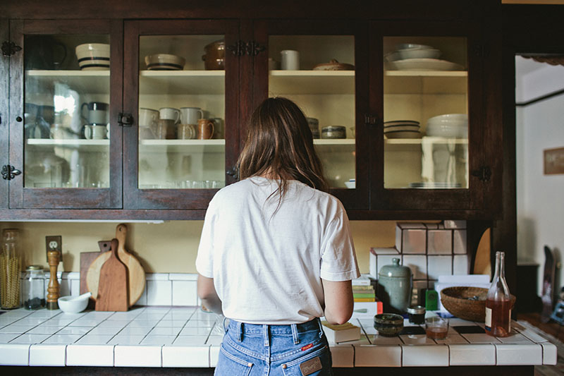 L'intérieur hippie minimaliste de John and Jen Vitale