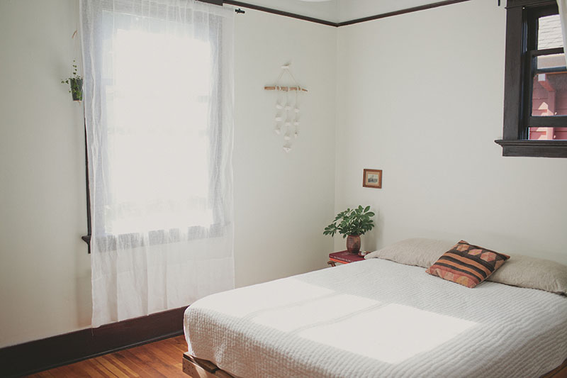 L'intérieur hippie minimaliste de John and Jen Vitale