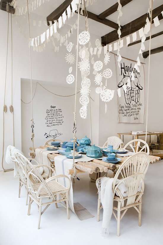 La déco éclectique et blanche du concept store Sukha à Amsterdam