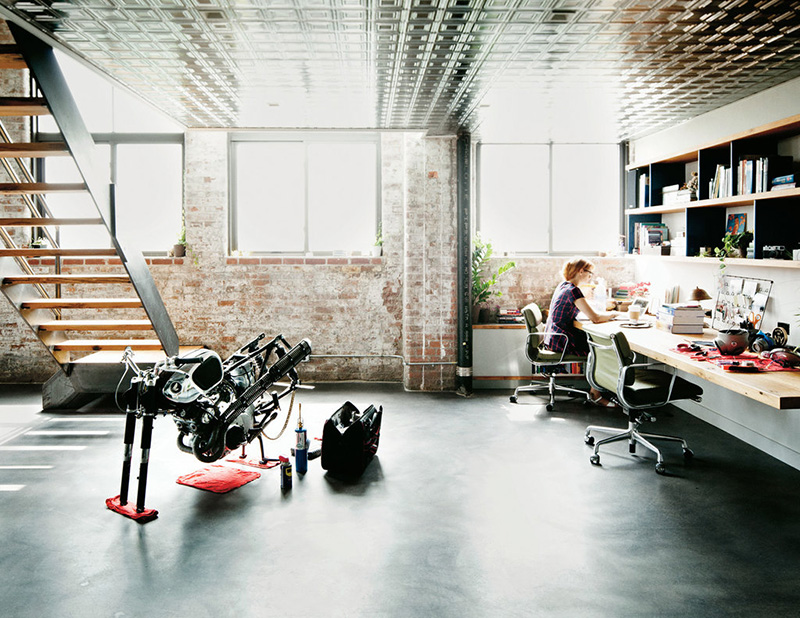 David Karp loft - Brooklyn || NY Times - Photo : Ben Hoffmann