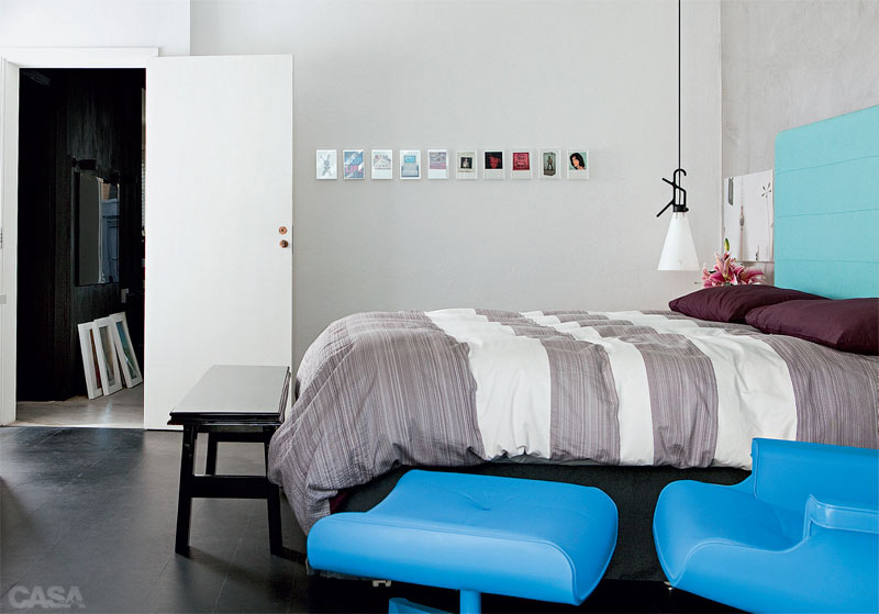 Une chambre au décor éclectique