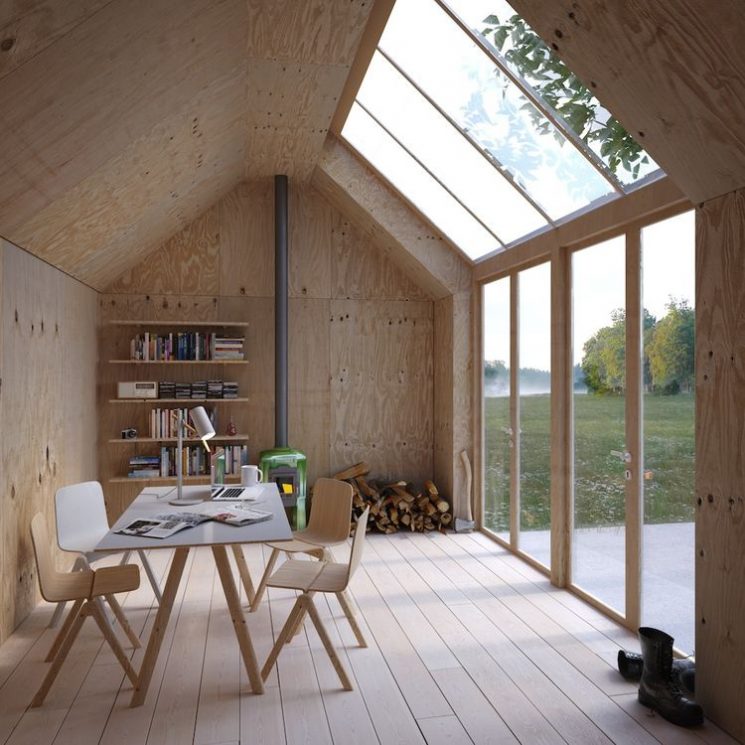 La cabane moderne en mode scandinave, tout de bois vêtu || Waldemarson berglund arkitekter