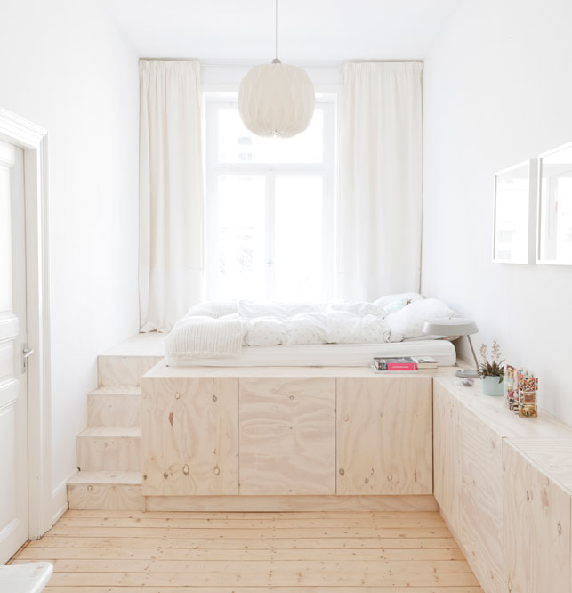 Les intérieurs minimaliste en contreplaqué du| Studio Oink