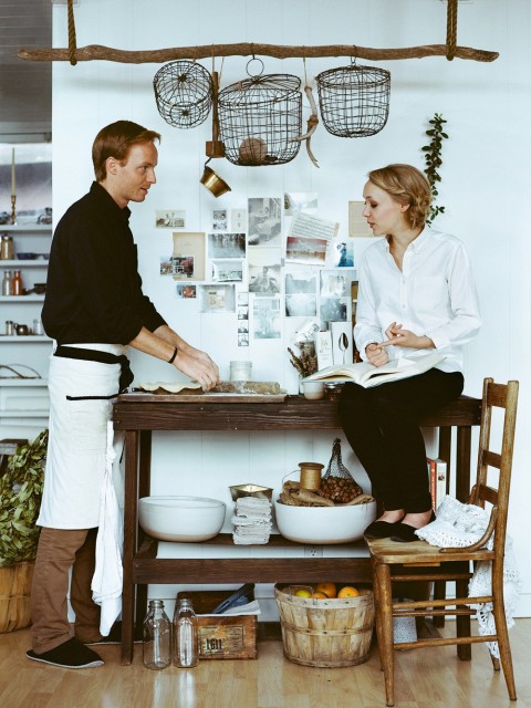 Nathan et Catherine, fondateurs du magazine Kinfolk