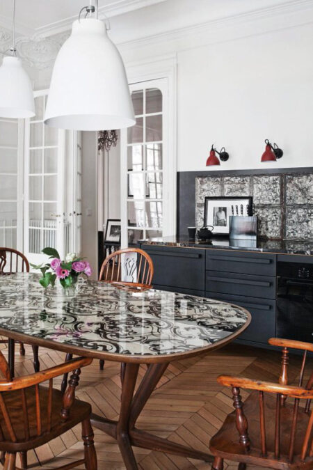 Un appartement haussmannien, habité par une Italienne