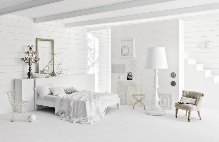 Une chambre blanche comme un cocon douillet