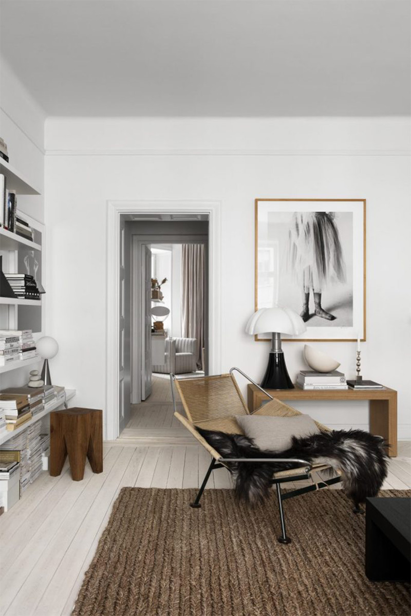 L'appartement de la designer Therese Sennerholt passe au gris