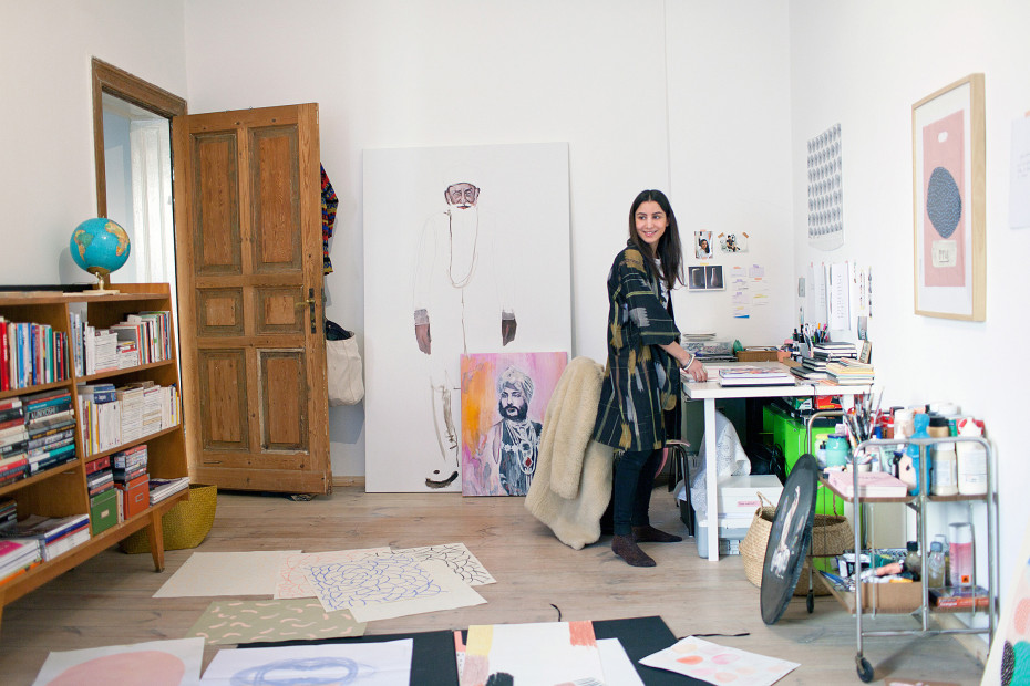 Johanna Tagada and Jatinder Durhailay Berlin studio apartment