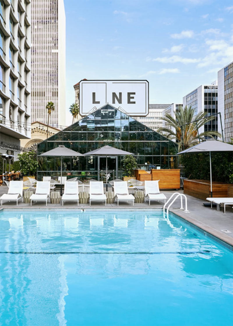 The Line hotel à Los Angeles, ambiance brute et coolissime