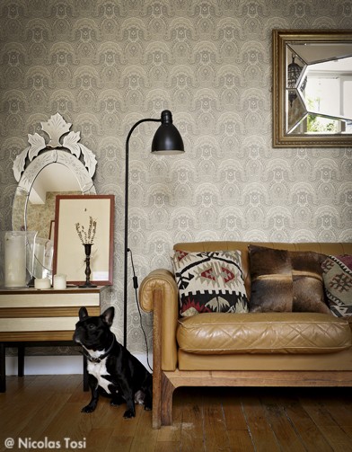 Papier peint baroque et glamour