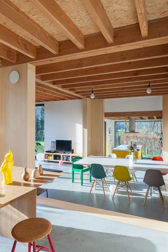 Une maison contemporaine et familiale par les architectes de BLAF