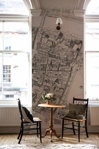 Émilie Ettori - Papier peint panoramique plan de Lyon