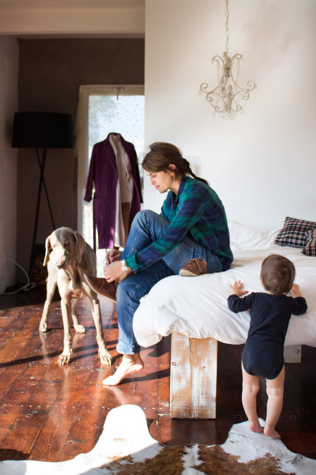 L'intérieur de la maison de Manuela Sola près de Barcelone