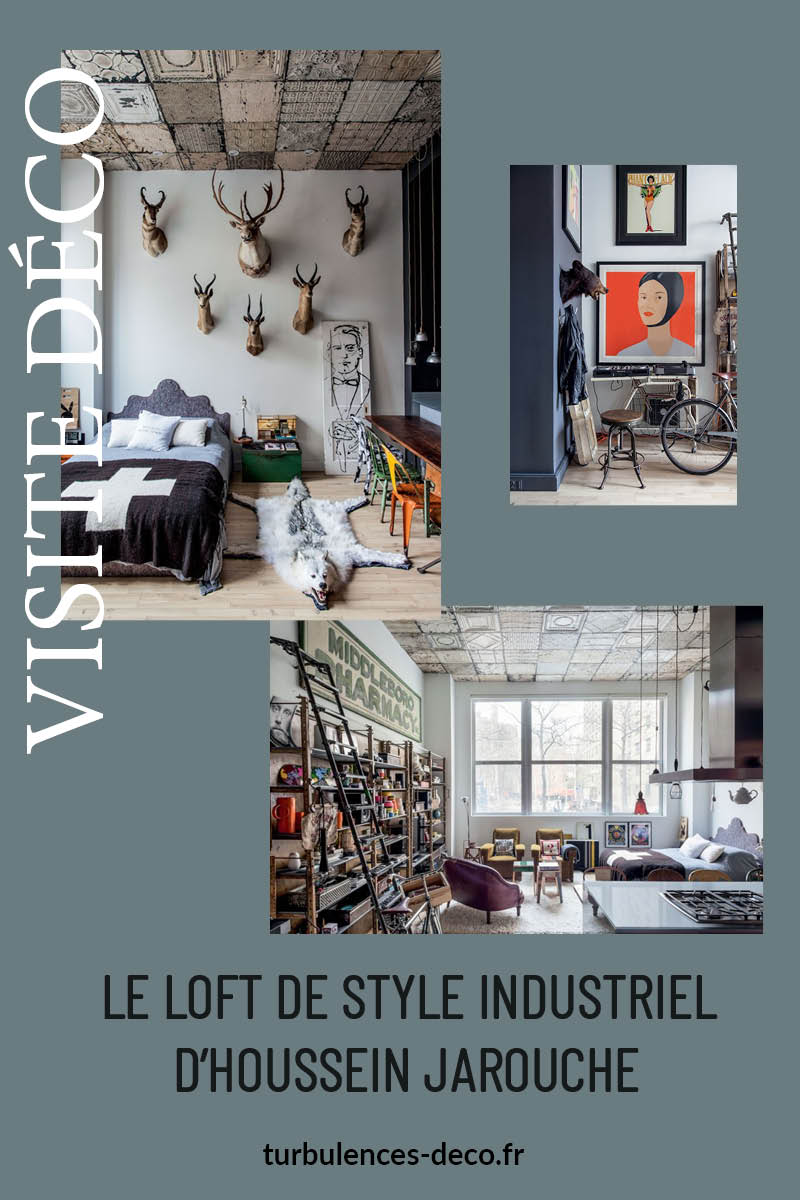 Le loft de style industriel d'Houssein Jarouche à retrouver sur Turbulences Déco