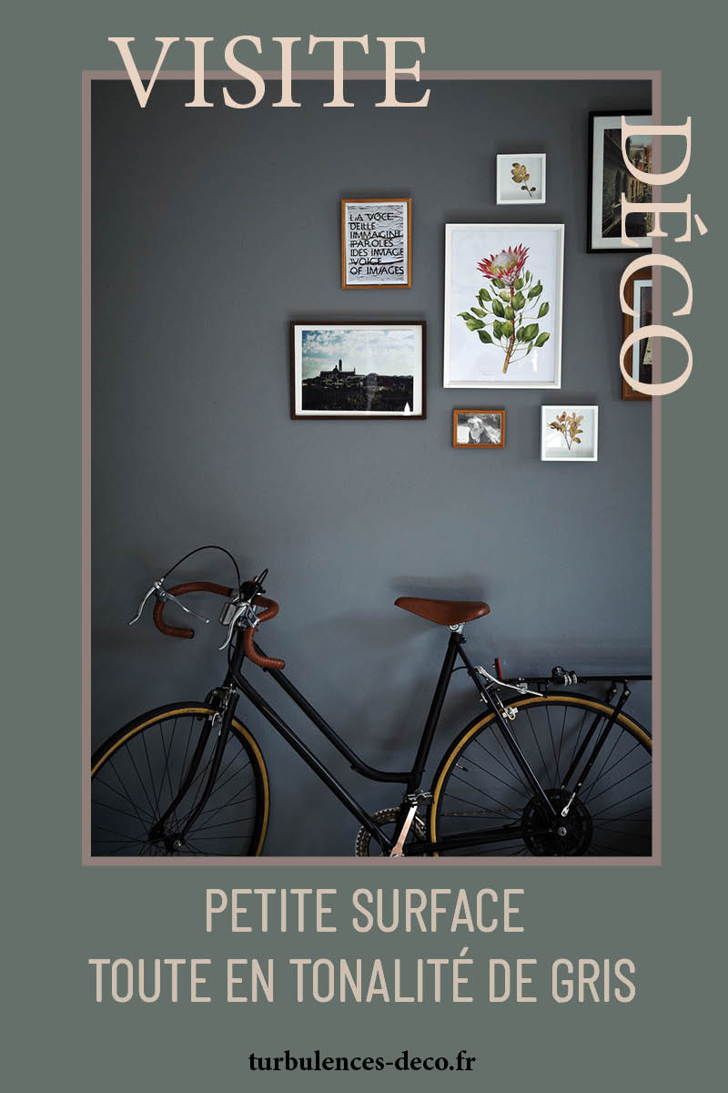 Petite surface toute en tonalité de gris à retrouver sur Turbulences Déco Petite surface toute en tonalité de gris à retrouver sur Turbulences Déco
