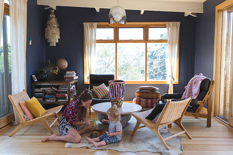 Une maison de plage vintage moderne en Australie