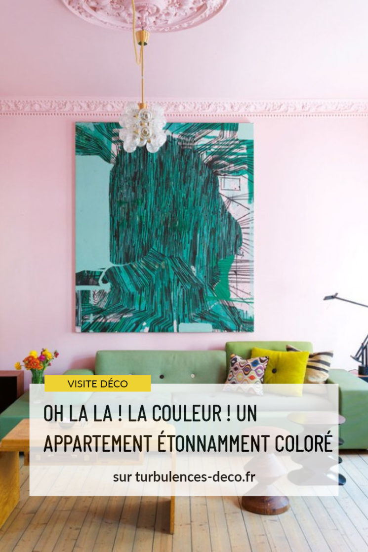 Un appartement étonnamment coloré à découvrir sur Turbulences Déco 