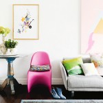 L’appartement coloré de l’artiste Miranda Skoczek