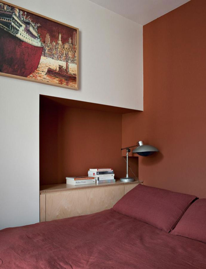 Element S design agency - Paris appartement T || Marsala Pantone couleur 2015