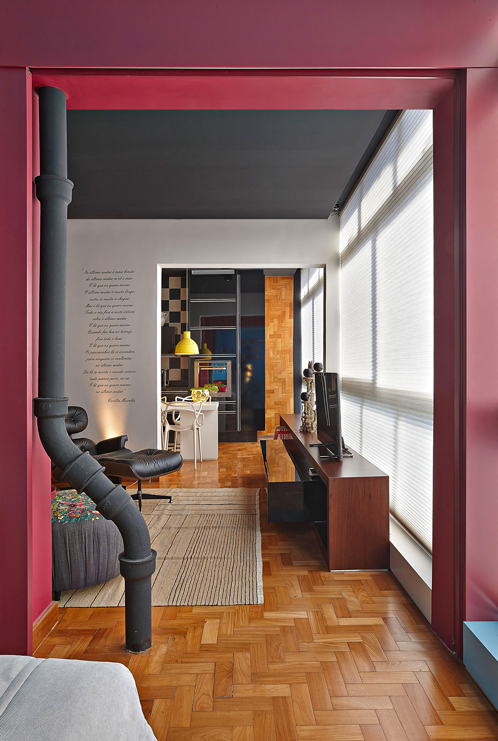 Project Belo Horizont - Réalisation de l'architecte : Gislene Lopes || Marsala Pantone couleur 2015 Project Belo Horizont - Réalisation de l'architecte : Gislene Lopes || Marsala Pantone couleur 2015