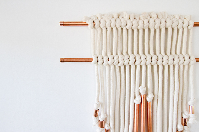 Smitten Studio - DIY copper wall hanging