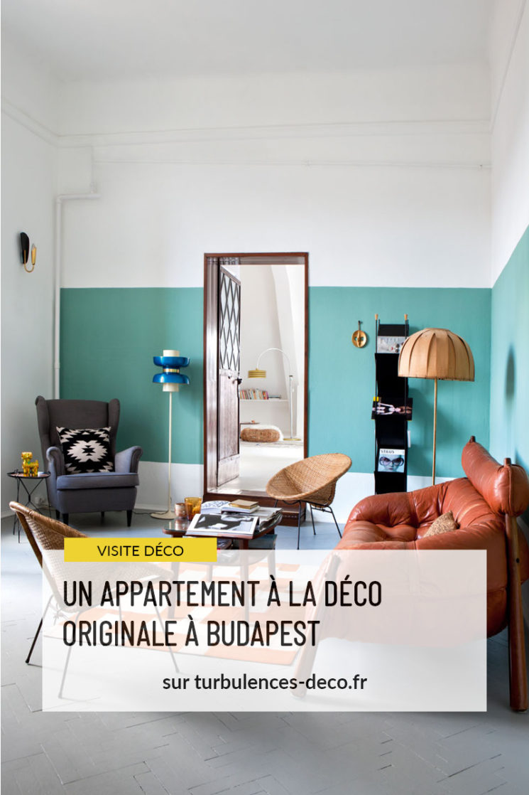 Un appartement à la déco originale à Budapest par le studio Zolpan à retrouver sur Turbulences Déco