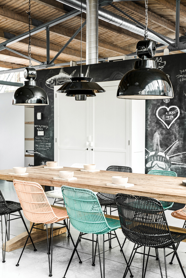 HKLiving Rattan dining chairs HKLiving Rattan dining chairs
