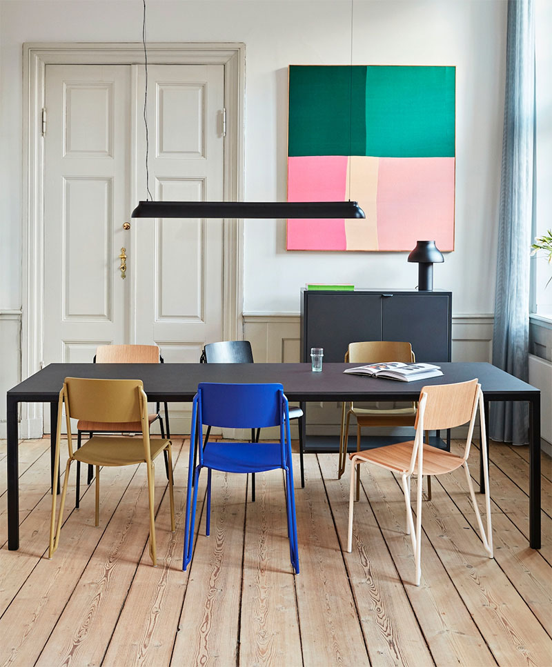 Comment mixer des chaises design de couleur ? - Turbulences Déco